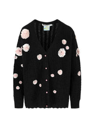 Bernadette - Cammie Embellished Alpaca Wool Cardigan