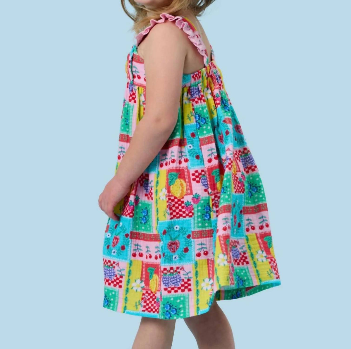 Rufflebutts - Girl's Picnic Party Dress