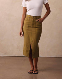 The Normal Brand - Scout Canvas Shipyard Midi Skirt