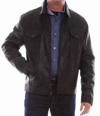 Scully - Men's Leather Full Zip Jacket