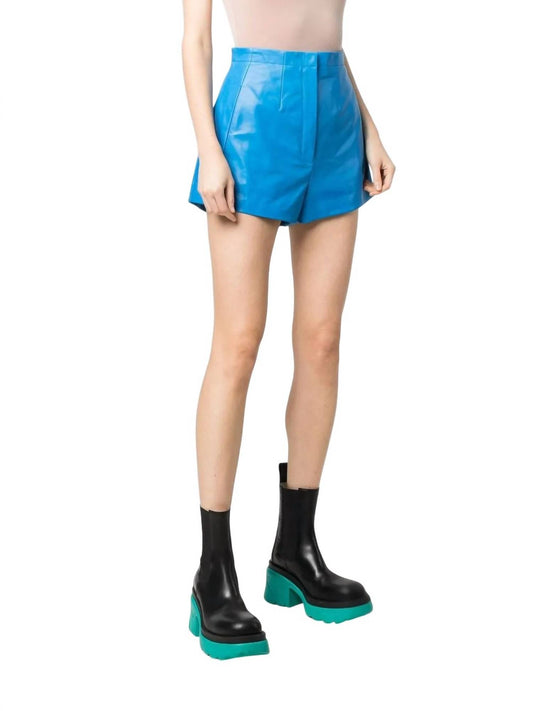 Salvatore Ferragamo - High Waisted Polished Finish Shorts