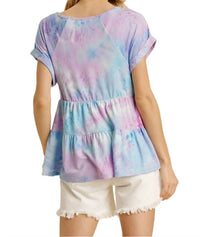 Umgee - Tie Dye Babydoll Top