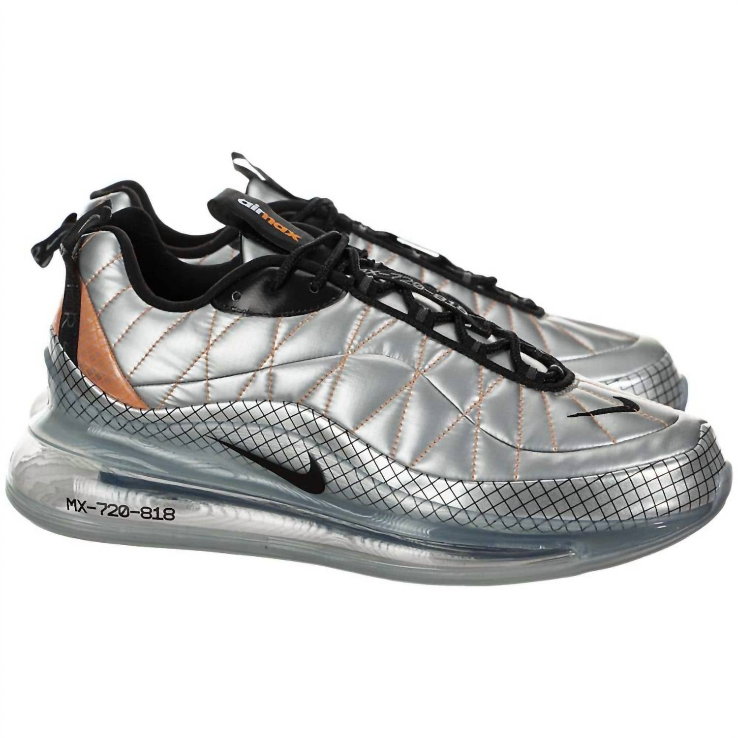 NIKE Men's Air Max 720-818 Shoes in metallic silver - men's shoe