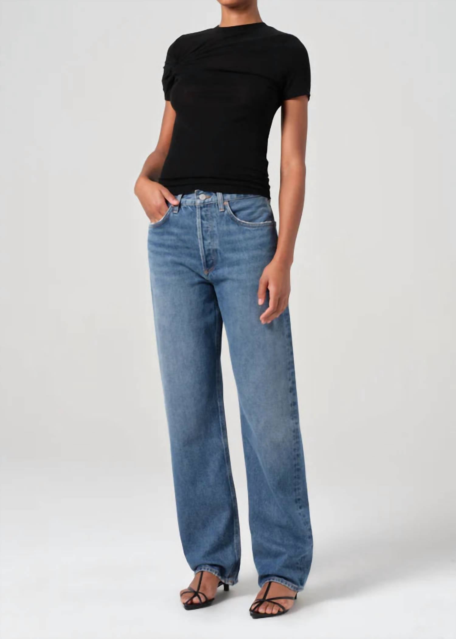 Agolde - Lissa Crew Short Sleeve Top