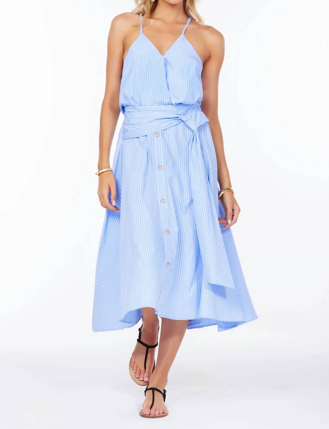Bishop + Young - Summer Poplin Midi Skirt