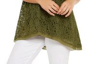 Angel Apparel - Lace Three Quarter Sleeve Tunic