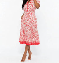 Pinch - Paisley Print Midi Dress