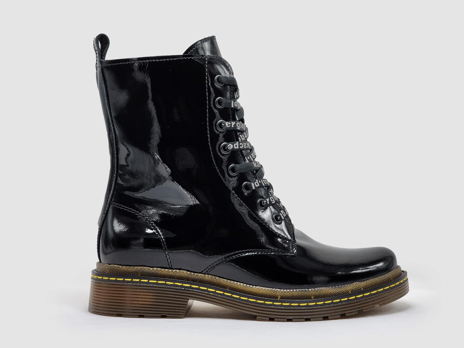 Kcr Group - Women's Premium Mid Patent Leather Boots
