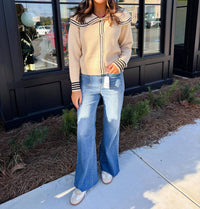 Compania Fantastica - Button Down Collared Cardigan