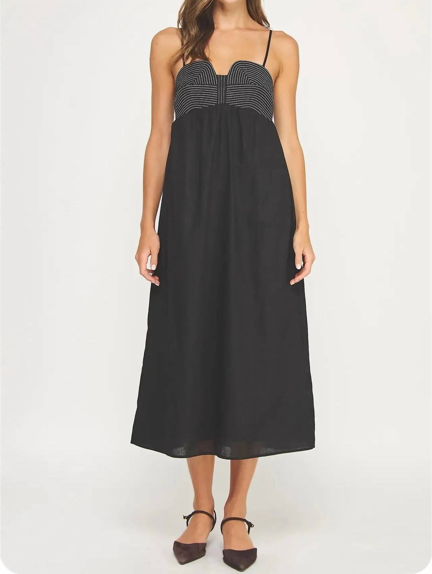 Strut & Bolt - Rheine Embroidered Dress
