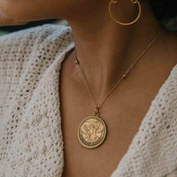 &Livy - Women's Mother Mary And Archangel Michael Protection Necklace