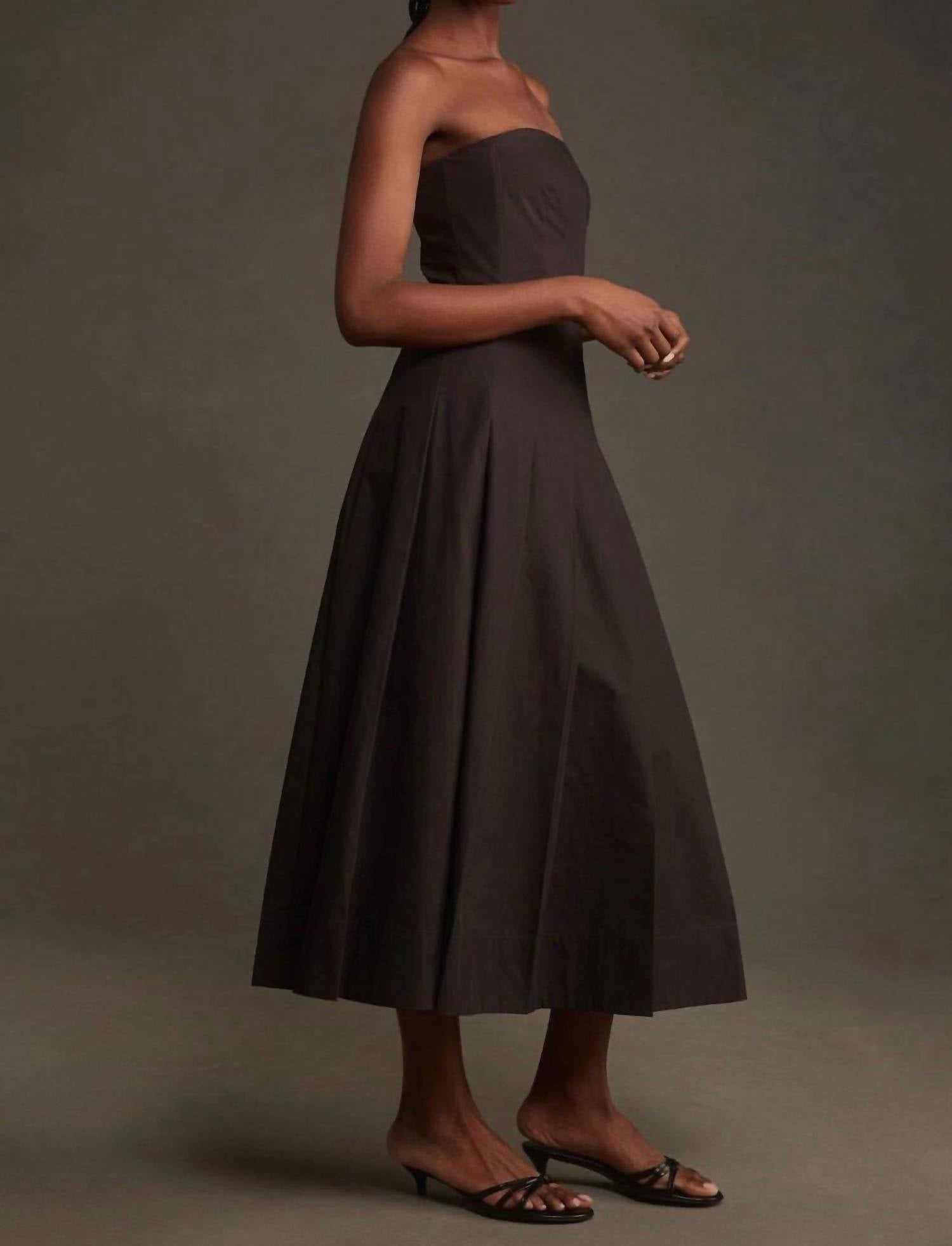 Mare Mare - Strapless A-line Midi Dress