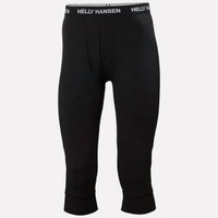 Helly Hansen LIFA Merino Midweight 3/4 Pant in black - men's pants - alternate view