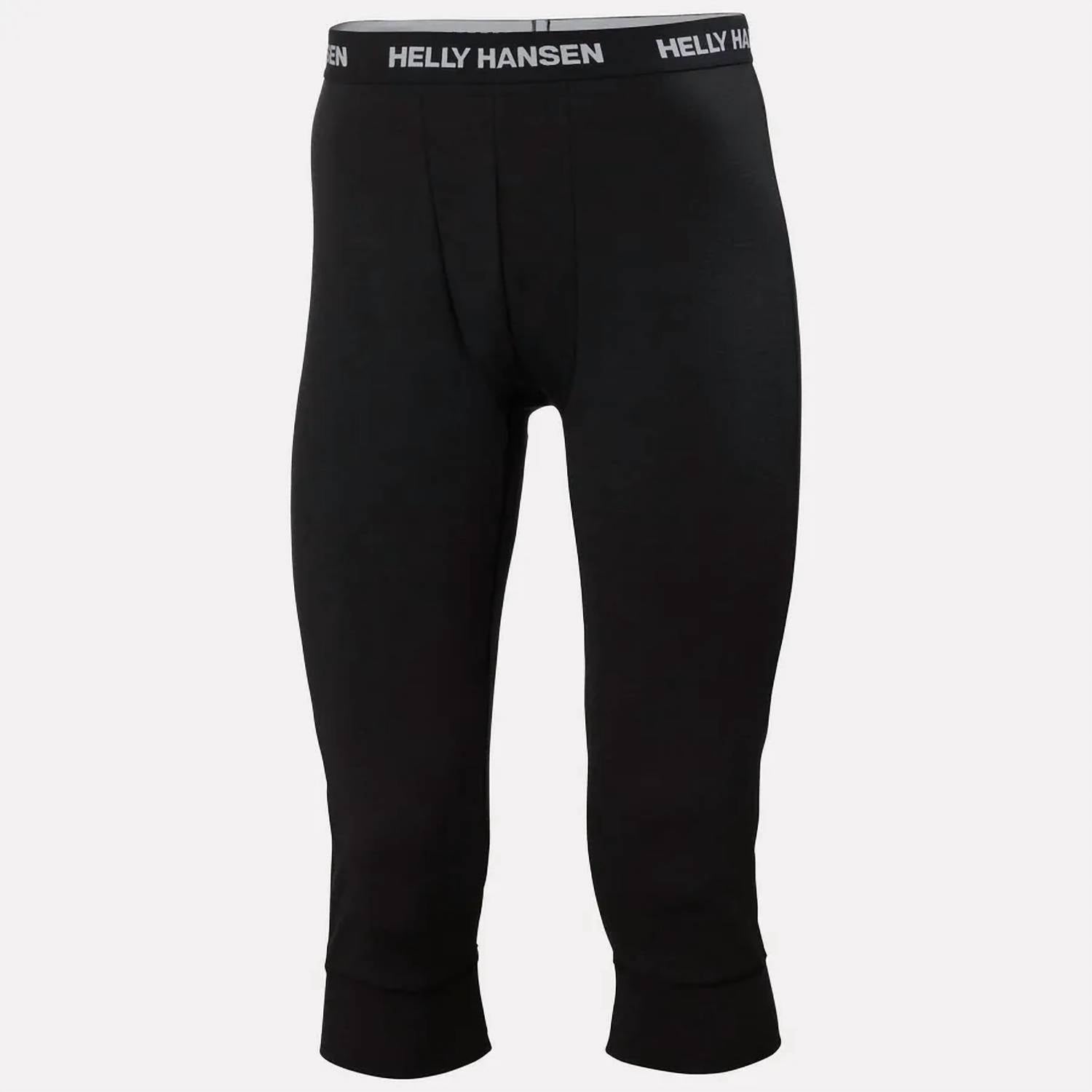 Helly Hansen LIFA Merino Midweight 3/4 Pant in black - men's pants - alternate view