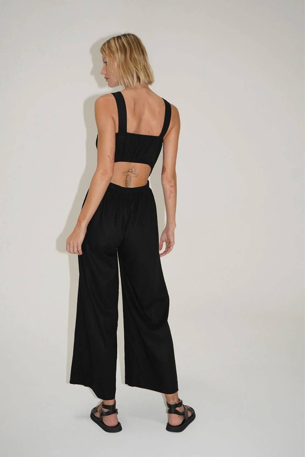 Lna - La Rosa Linen Jumpsuit