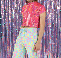 Pretty Snake - Galaxy Holo Crop Tee
