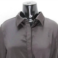 Luum - Women's Nitza Satin Wrap Long Sleeve Shirt Top