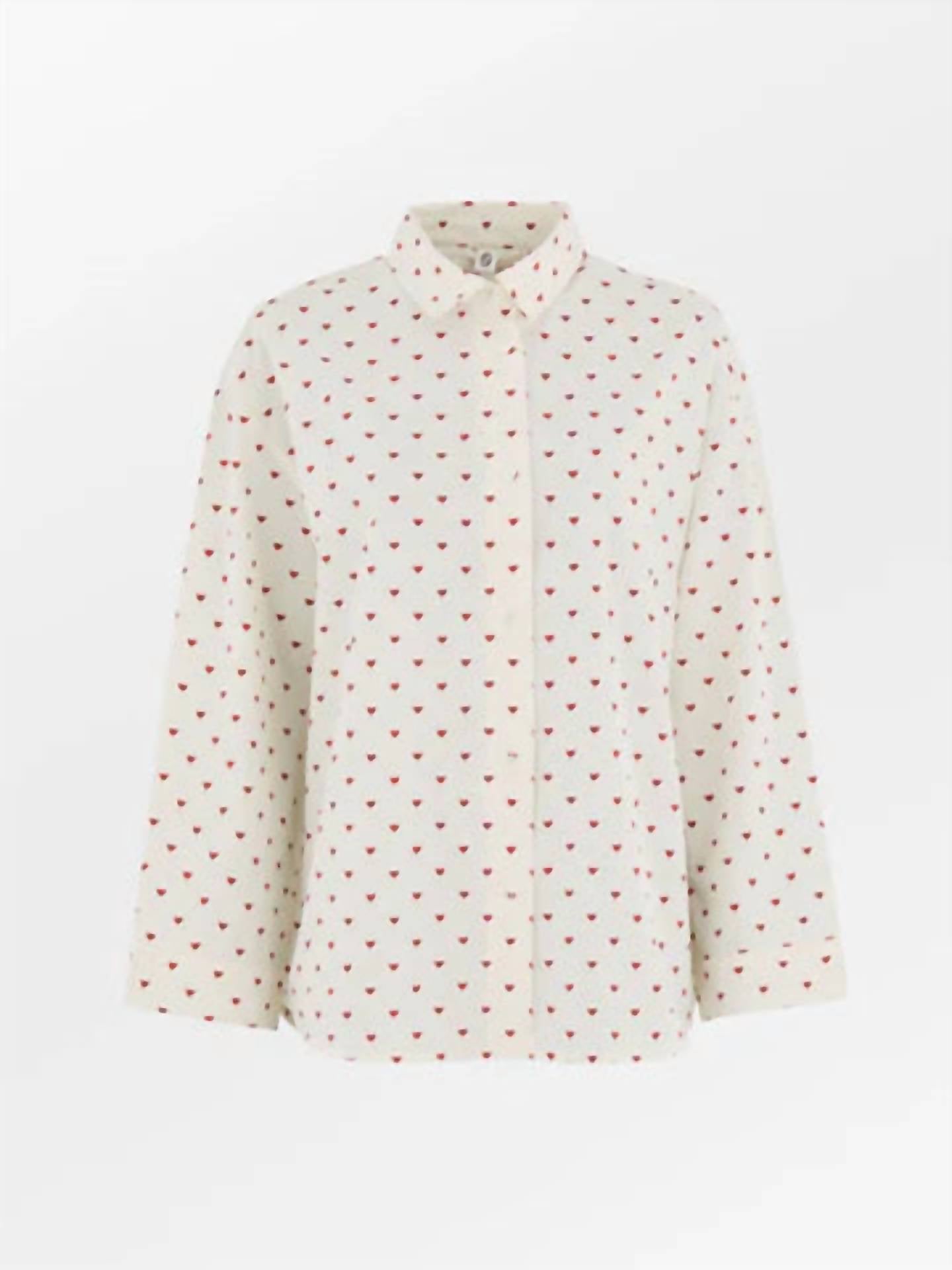 Beck Sondergaard Women's Amor Pyjamas Set in white - women's sleepwear - detail view
