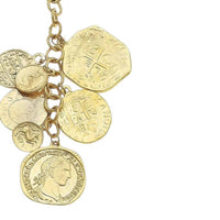 Susan Shaw - Women's Multi Coin Y Necklace