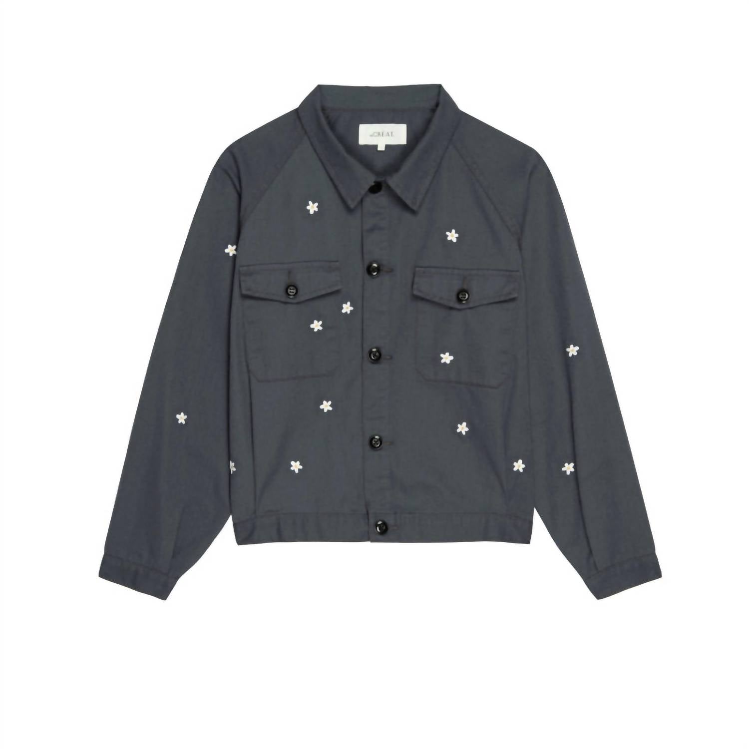 The Great. - The Garage Daisy Embroidery Jacket