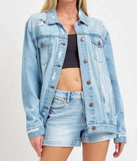 Risen - Loose Fit 90's Distressed Jacket