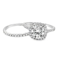 Allyanna Gifts - Women's Moissanite Wedding Ring Set
