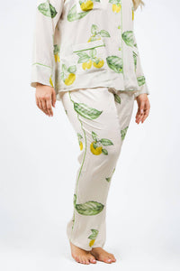 Isayes - Lemon Pajama Set - Plus