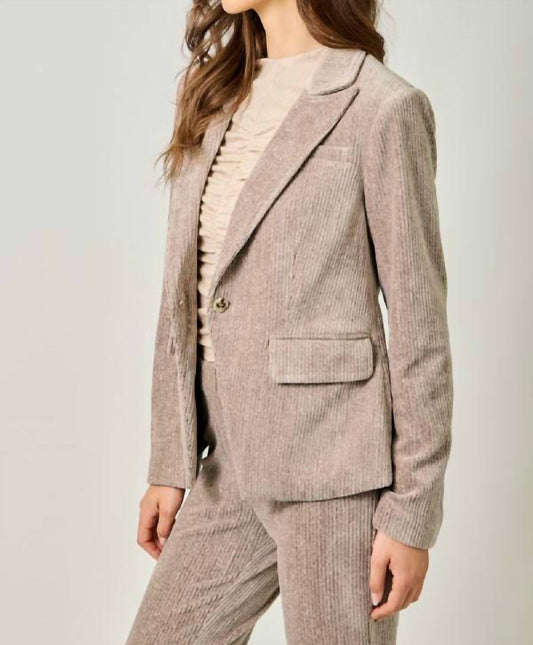 Mystree - Velvet Blazer