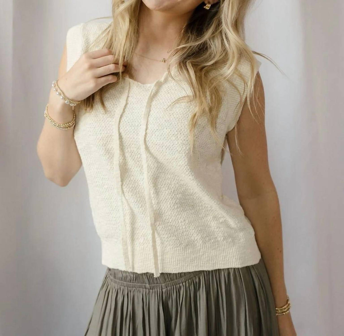 Elle Grey - Alba Knit Tank Top