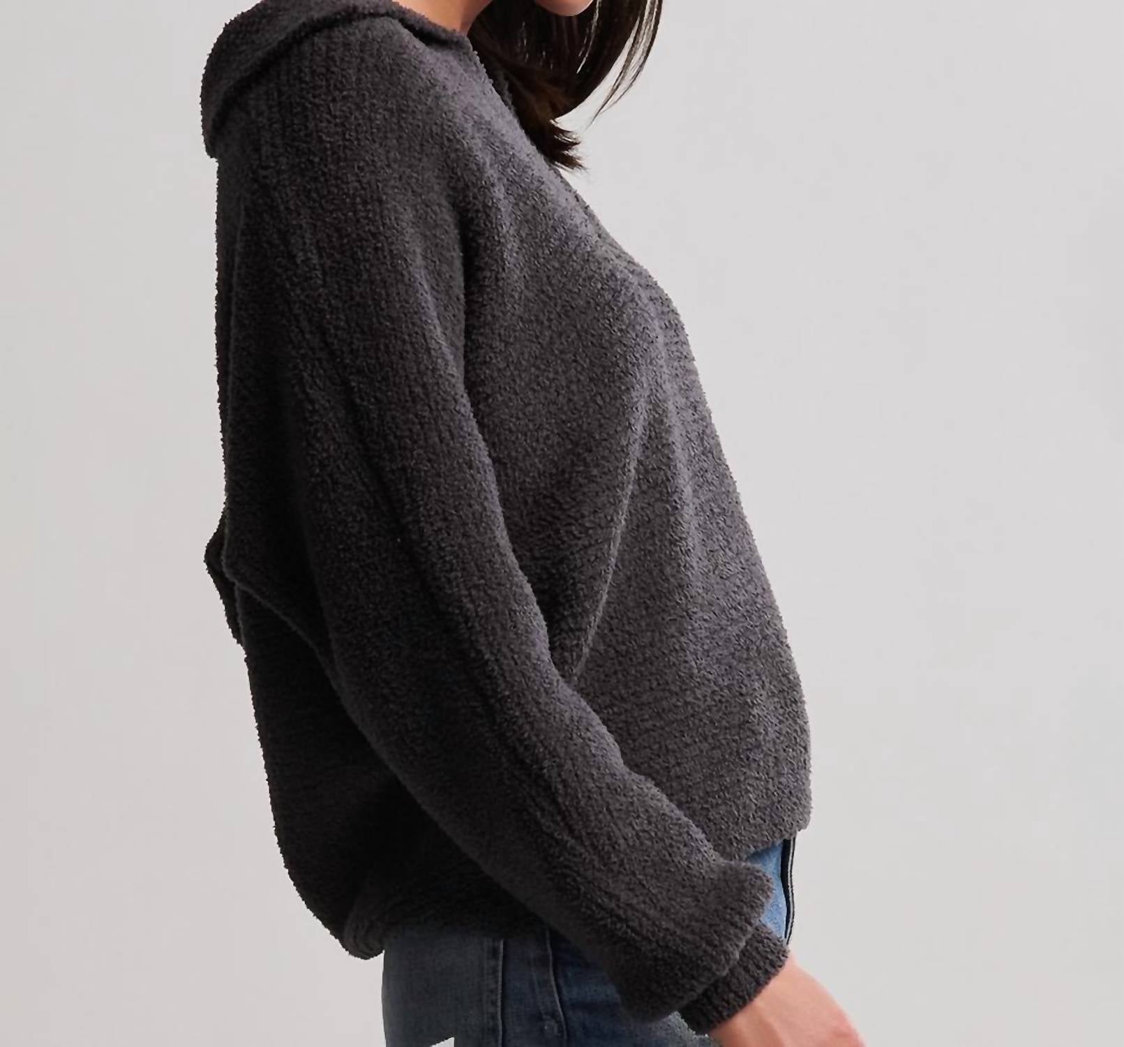Barefoot Dreams - Cozy Chic Dolman Sleeve collared pullover