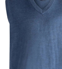 Viyella - Men's Extra Fine Zegna Baruffa Merino Wool V Neck Sweater Vest