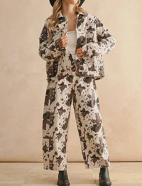 Miou Muse - Splattered Swing Jacket