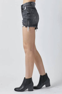 Trendsi - Remi Plus High Rise Distressed Shorts