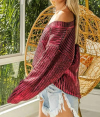 Vanilla Monkey - Women's Knit V Neck Open Sweater