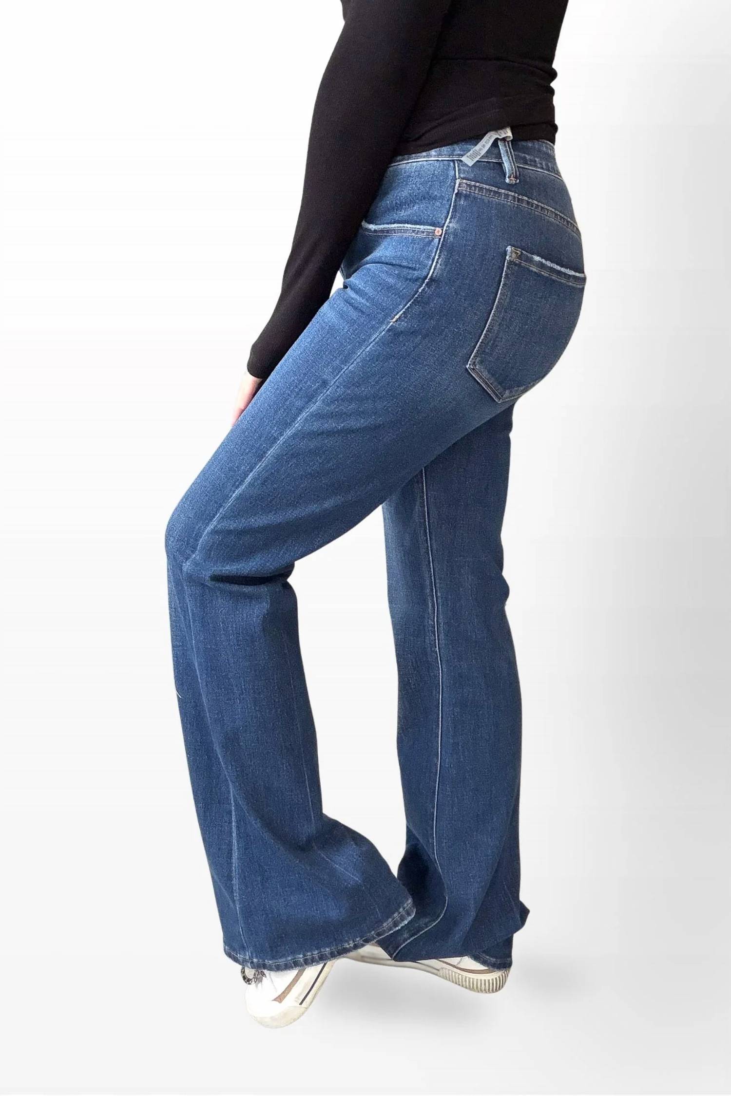 Risen - Tummy Control High Rise Flare Jeans