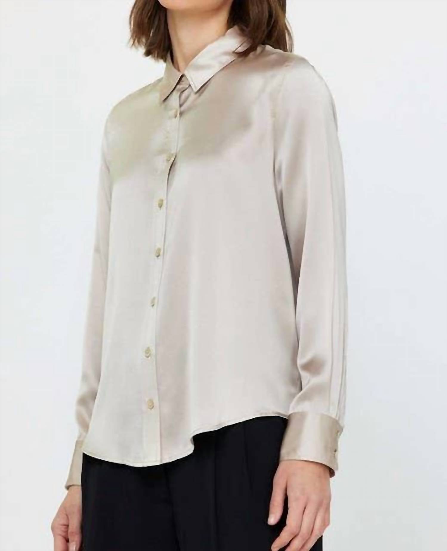 Current Air - Button Down Long Sleeve Blouse