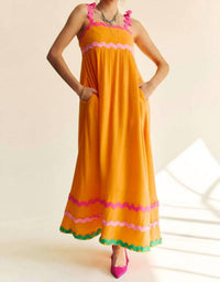 Carole Christian - Ric Rac Maxi Dress