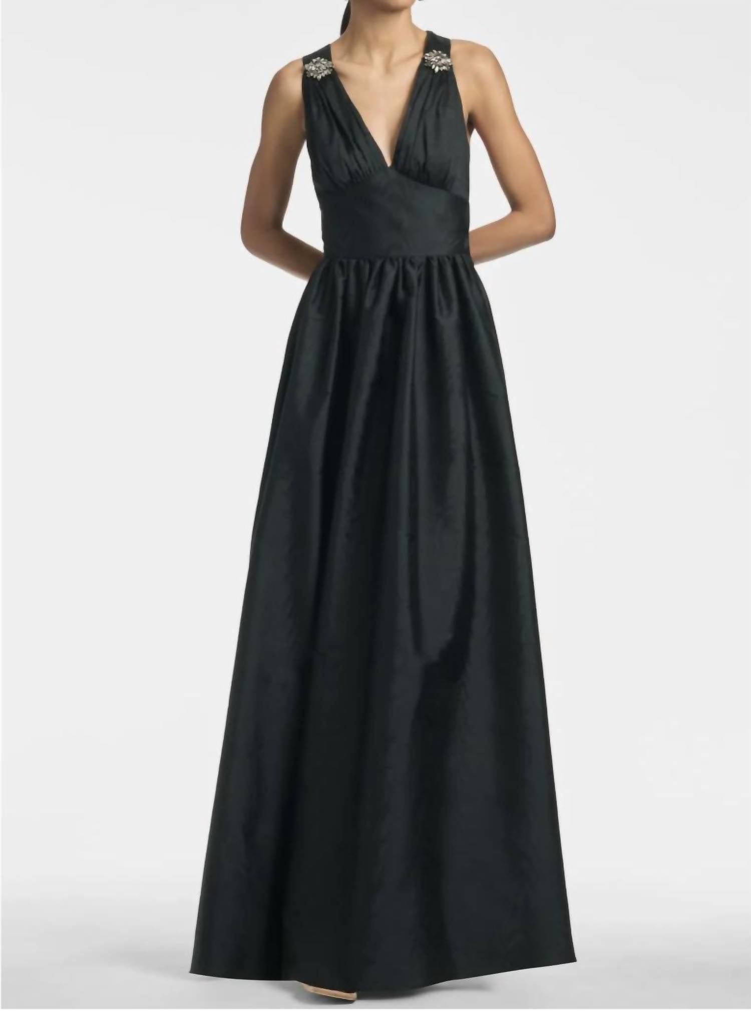 Sachin & Babi - Kenzia Moiré Taffeta Gown