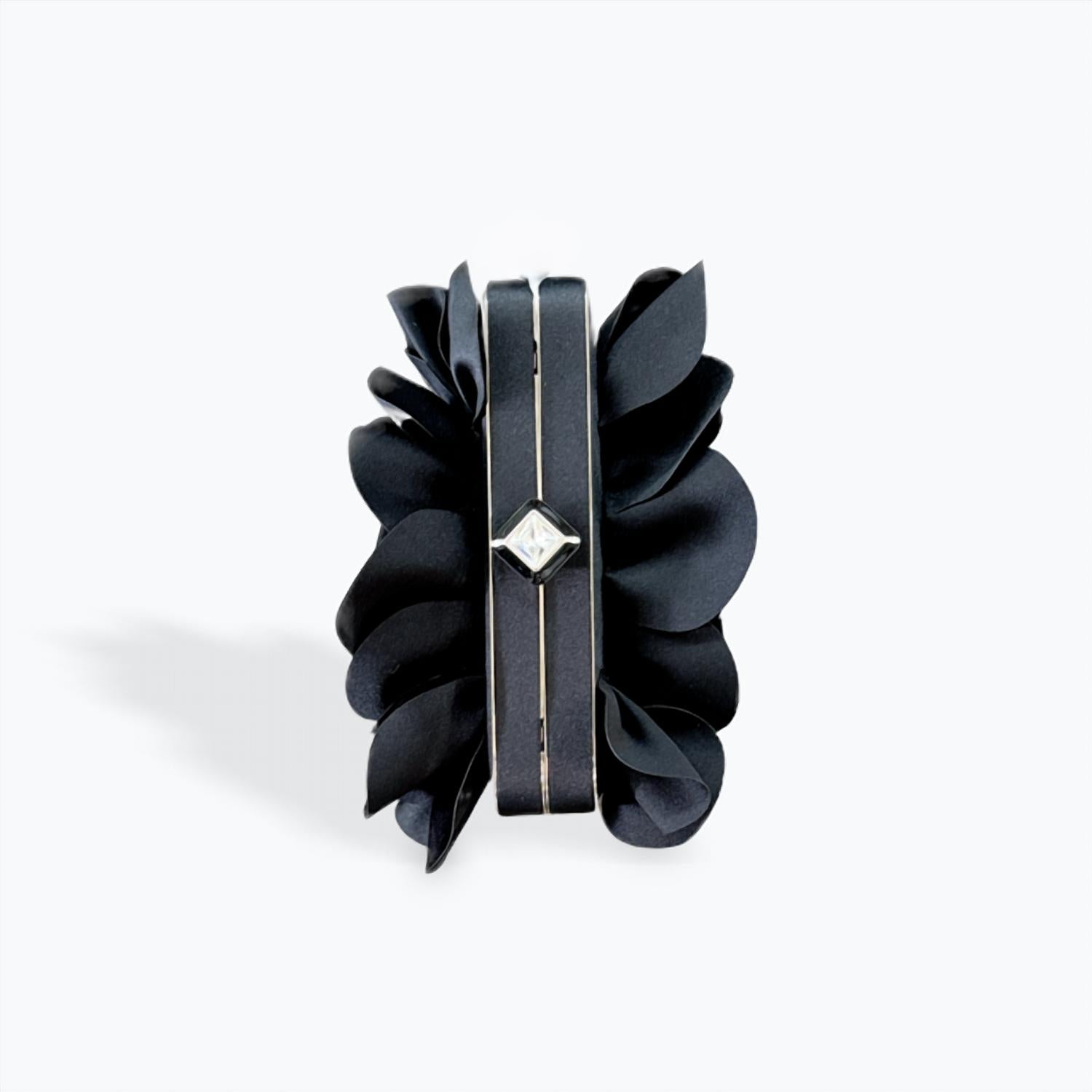 Cejon - 3-D Laser Cut Floral Clutch