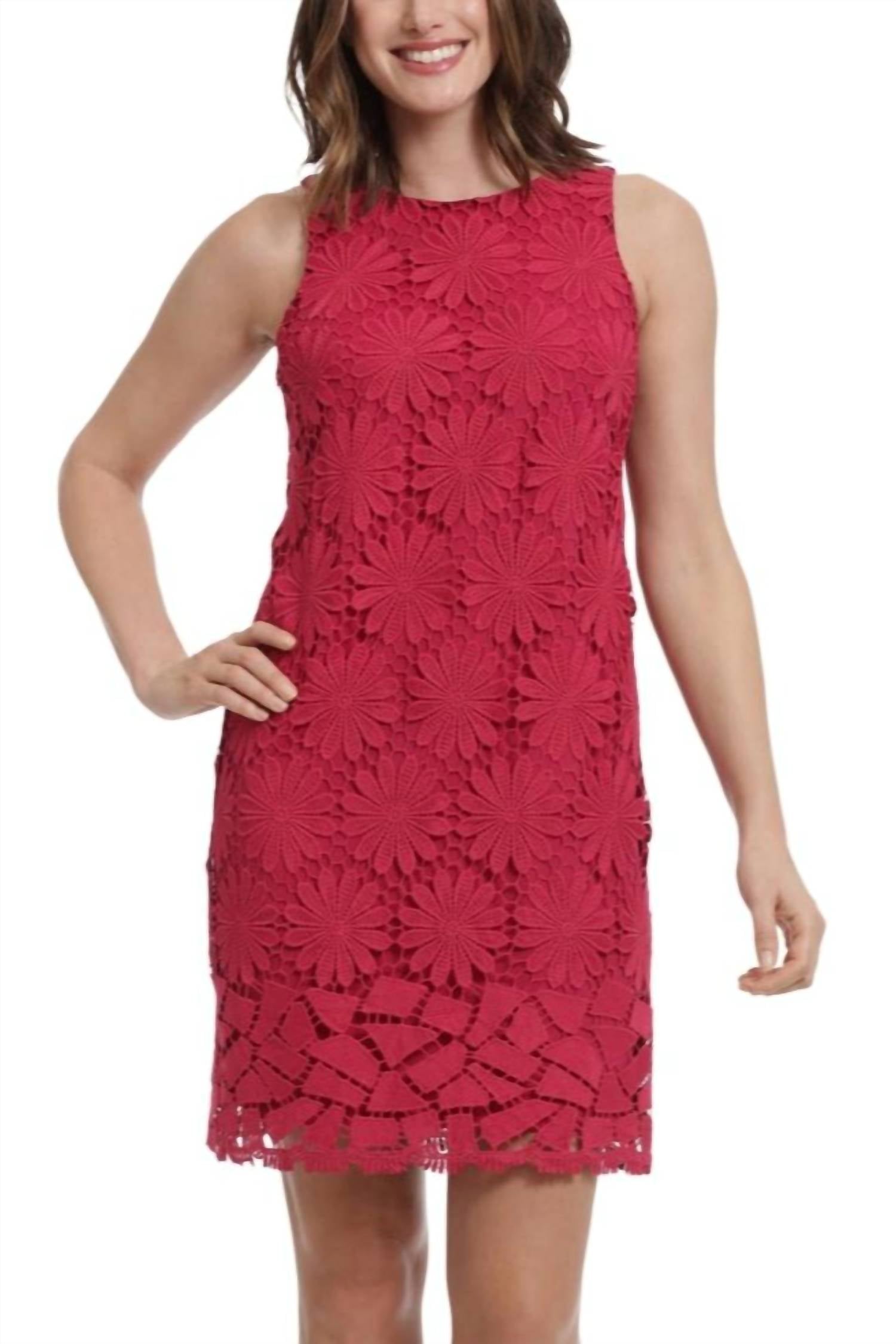 London Times - Daisy Lace Mini Dress