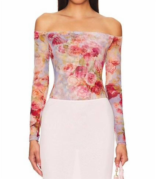 L'Agence - Peonie Off-The-Shoulder Bodysuit