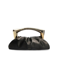 Amanu - Women's The Kenya Pleated Leather Clutch Bag