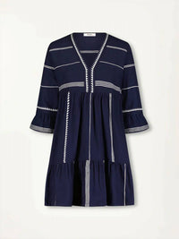 Lemlem - Hanna Flutter V-neck Mini Dress