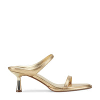 Marc Fisher - Women's Alonde Leather Heeled Slide Sandal