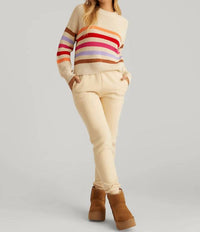525 America - Stripe Button Shoulder Pullover