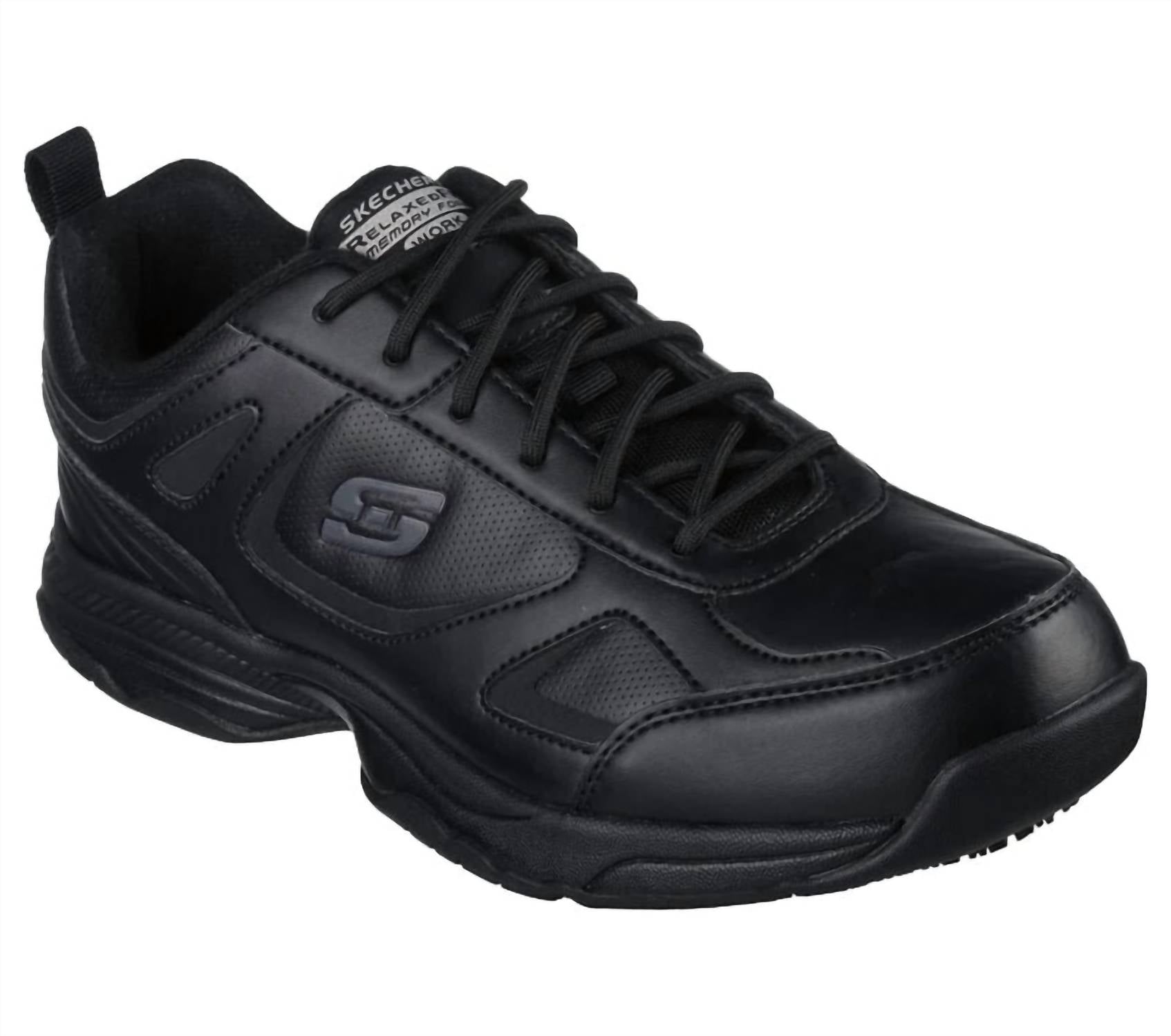 Skechers Women's Sure Track Slip Resistant Shoe in black - women's sneaker