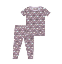 Kickee - Girl's Short Sleeve Pajama Set