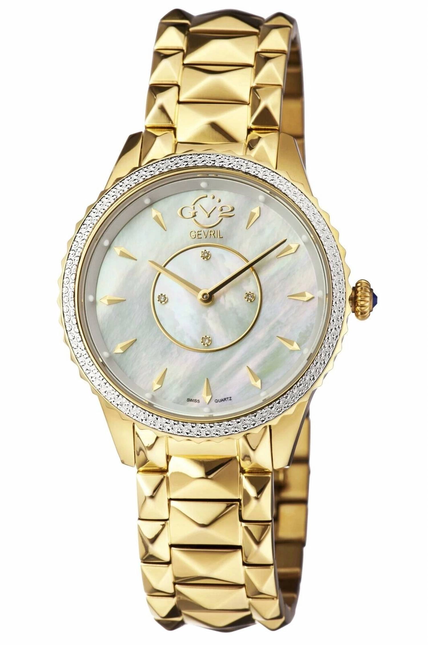 Gevril - Women's Gv2 Siena Swiss Quartz Ion Plating Bracelet Watch - 38mm