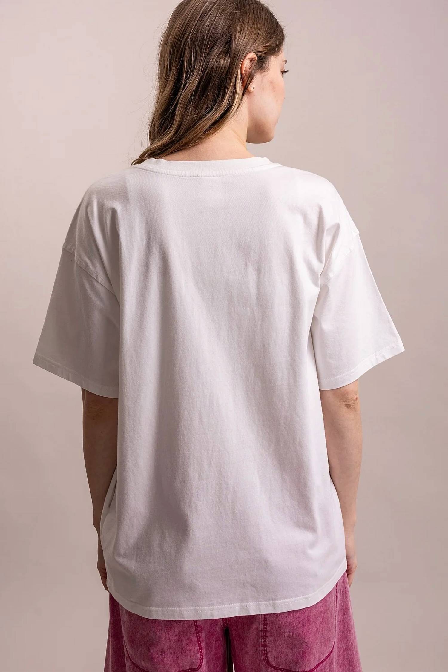 Blue Velvet - Oversized Wild Leopard Graphic T-shirt