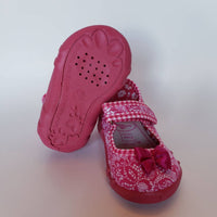 Renbut Shoes - Girl's Velcro Strap Mary Jane Casual Flat